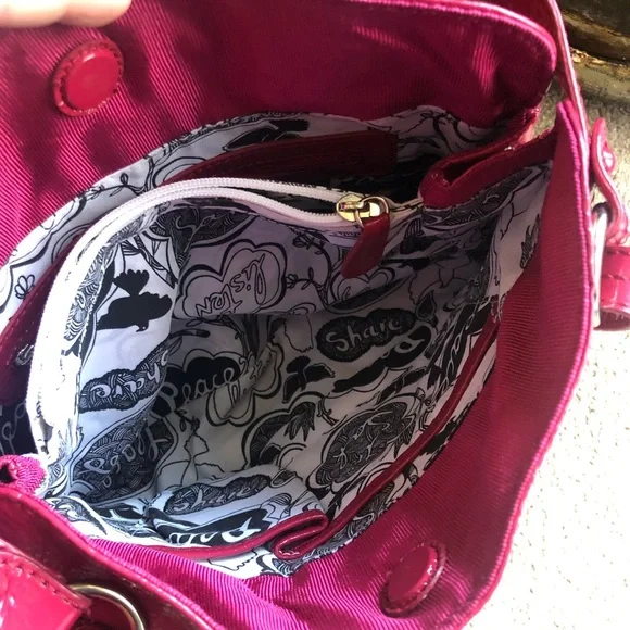 The Sak fuchsia patent leather handbag - Picture 6 of 14